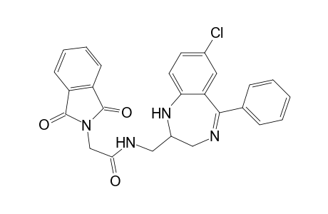 2-Phthalimidoacetylaminomethyl-7-chloro-2,3-dihydro-5-phenyl-1H-1,4-benzodiazepine