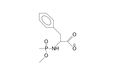 N-(Methoxy-methyl-phosphinyl)-L-phenylalanine anion