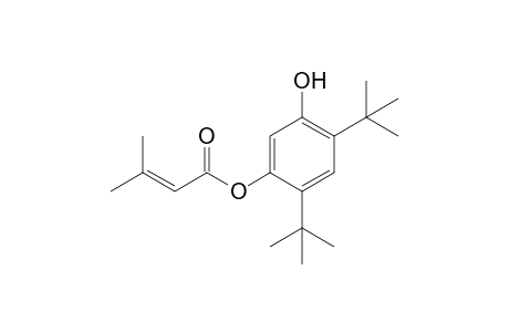 2',4'-bis(t-Butyl)-5'-hydroxyphenyl 3-methyl-2-butenoate