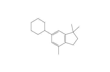 6-Cyclohexyl-1,1,4-trimethylindane