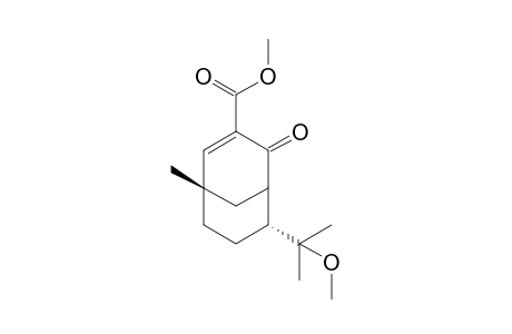 Methyl 6-(2-methoxypropan-2-yl)-1-methyl-4-oxobicyclo[3.3.1]non-2-ene-3-carboxylate