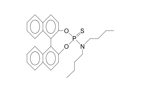 4-Dibutylamino-dinaphtho(2,1-D:1',2'-F)(1,3,2)dioxaphosphepin 4-sulfide