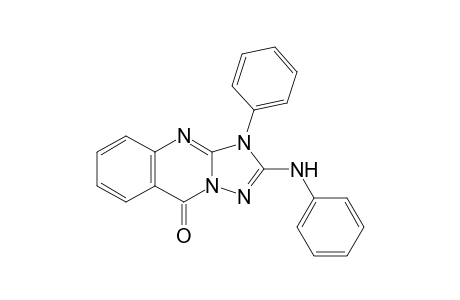 2-Anilino-3-phenyl-[1,2,4]triazolo[5,1-b]quinazolin-9-one