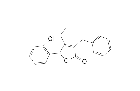 2-(2-chlorophenyl)-3-ethyl-4-(phenylmethyl)-2H-furan-5-one