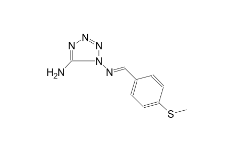 N~1~-{(E)-[4-(methylsulfanyl)phenyl]methylidene}-1H-tetraazole-1,5-diamine
