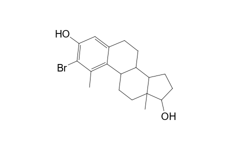 Estra-1,3,5(10)-triene-3,17-diol, 2-bromo-1-methyl-, (17.beta.)-