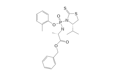 (RP)-2-METHYLPHENYL-N-[(S)-BENZYLALANINYL]-(4-ISOPROPYLTHIAZOLIDINE-2-THIONE)-PHOSPHORODIAMIDATE