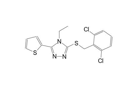 3-[(2,6-dichlorobenzyl)sulfanyl]-4-ethyl-5-(2-thienyl)-4H-1,2,4-triazole