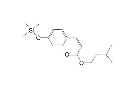 Prenyl (Z)-p-coumarate, mono-TMS