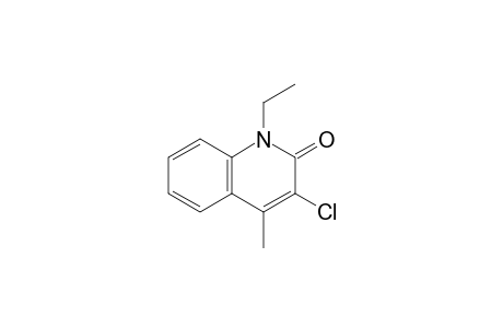 3-Chloranyl-1-ethyl-4-methyl-quinolin-2-one