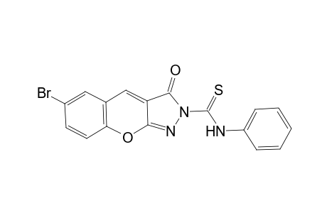 6-Bromo-3-oxo-N-phenylchromeno[2,3-c]pyrazole-2(3H)-carbothioamide