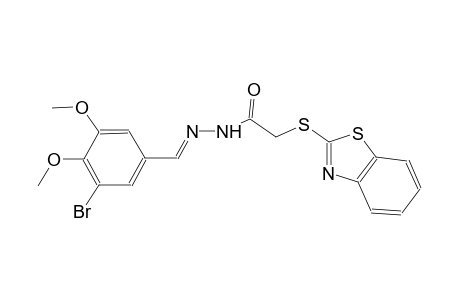 2-(1,3-benzothiazol-2-ylsulfanyl)-N'-[(E)-(3-bromo-4,5-dimethoxyphenyl)methylidene]acetohydrazide