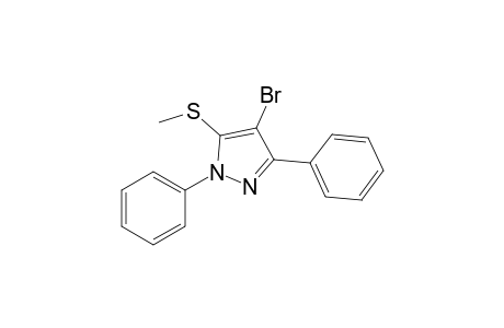 4-Bromo-5-(methylthio)-1,3-diphenyl-1H-pyrazole