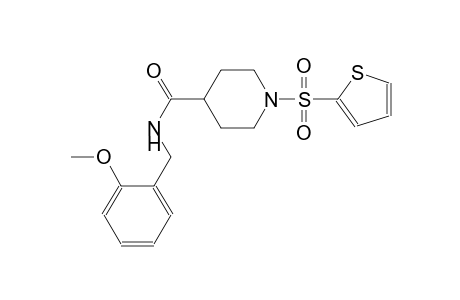 N-(2-methoxybenzyl)-1-(2-thienylsulfonyl)-4-piperidinecarboxamide