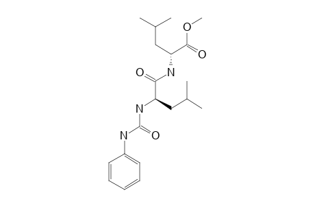 N-PHENYLAMINOCARBONYL-L-LEUCYL-D-LEUCINE-METHYLESTER