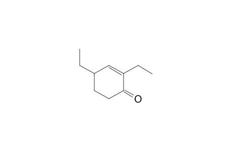 2,4-diethylcyclohex-2-en-1-one