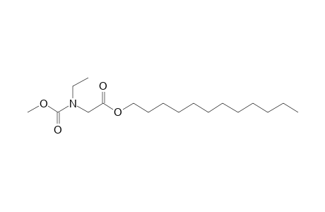 Glycine, N-ethyl-N-methoxycarbonyl-, dodecyl ester