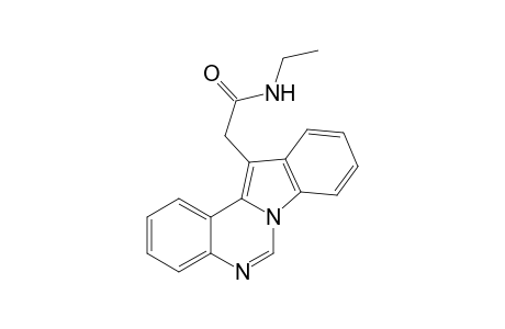 N-ethyl-2-(12-indolo[1,2-c]quinazolinyl)acetamide