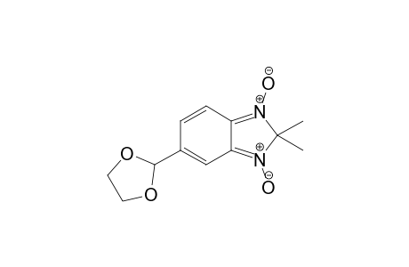 2,2-Dimethyl-5-(1',3'-dioxolan-2'-yl)-2H-benzimidazole-1,3-Dioxide