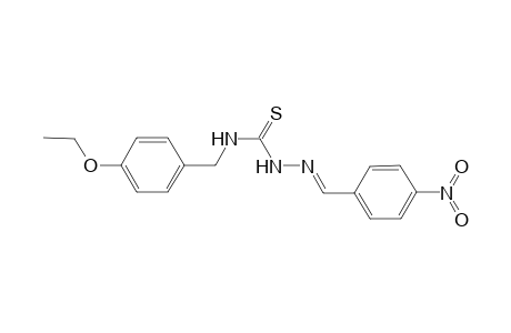 Benzaldehyde, 4-nitro-, 4-(4-methoxybenzyl)thiosemicarbazone