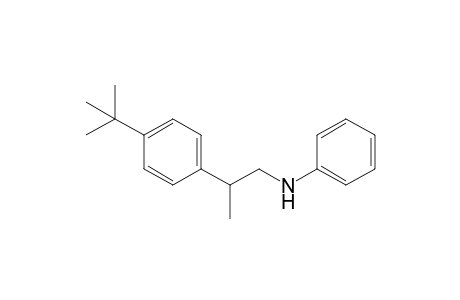 N-Phenyl-N-(2-(4-t-butylphenyl)propyl)amine