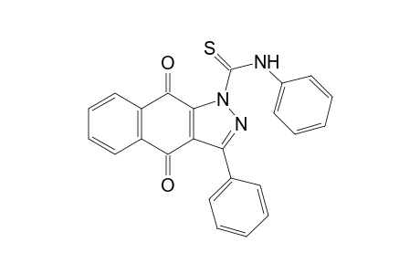 4,9-Dioxo-N,3-diphenyl-4,9-dihydro-1H-benzo[f]indazole-1-carbothioamide