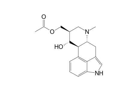 (5R,8R)-6-Methyl-8.beta.-acetoxymethyl-9.alpha.-hydroxyergoline