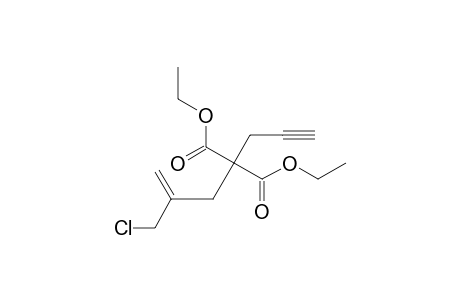 Ethyl (E)-4-Chloromethyl-2-(ethoxycarbonyl)-2-(prop-2-ynyl)pent-4-enoate