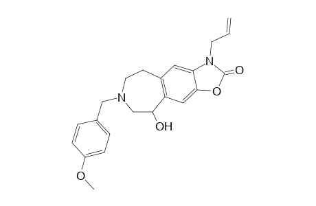 3-Allyl-9-hydroxy-7-(4-methoxybenzyl)-3,5,6,7,8,9-hexahydrooxazolo[4,5-h]-[3]benzazepin-2-one