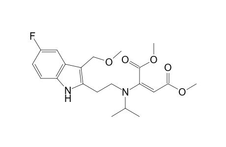 (E)-2-[2-[5-fluoro-3-(methoxymethyl)-1H-indol-2-yl]ethyl-isopropyl-amino]but-2-enedioic acid dimethyl ester
