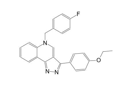 5H-pyrazolo[4,3-c]quinoline, 3-(4-ethoxyphenyl)-5-[(4-fluorophenyl)methyl]-