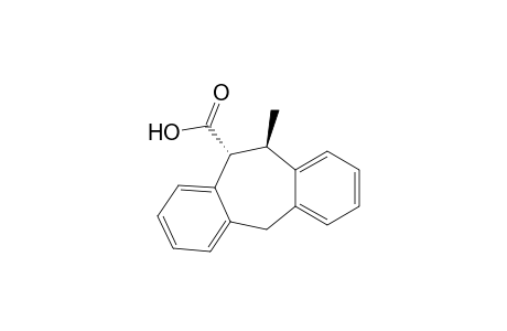5H-Dibenzo[a,d]cycloheptene-10-carboxylic acid, 10,11-dihydro-11-methyl-, (10R-trans)-