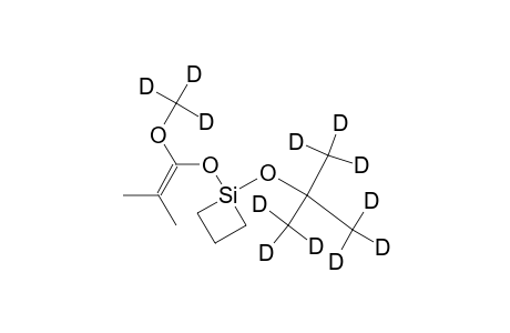 1-[(1-Methoxy-d(3)-2-methyl-1-propenyl)oxy]-1-(1,1-dimethylethoxy-d(9))silacyclobutane