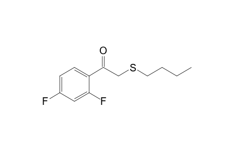 1-[2,4-bis(fluoranyl)phenyl]-2-butylsulfanyl-ethanone