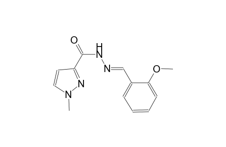 N'-[(E)-(2-methoxyphenyl)methylidene]-1-methyl-1H-pyrazole-3-carbohydrazide