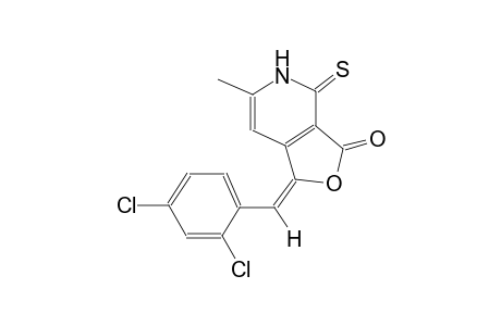 furo[3,4-c]pyridin-3(1H)-one, 1-[(2,4-dichlorophenyl)methylene]-4,5-dihydro-6-methyl-4-thioxo-, (1E)-