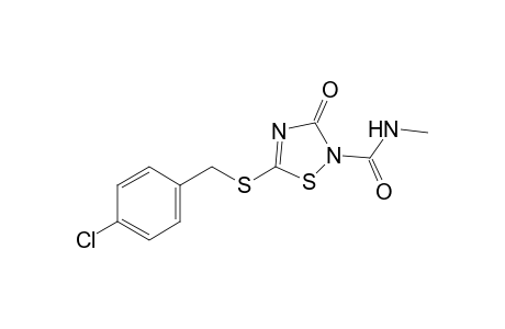 5-[(p-chlorobenzyl)thio]-N-methyl-3-oxo-delta4-1,2,4-thiadiazoline-2-carboxamide