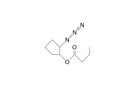 Butyric acid, trans-2-azido-cyclopentyl ester