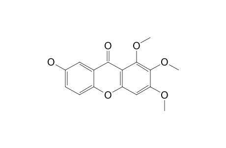 ONJIXANTHONE-I;7-HYDROXY-1,2,3-TRIMETHOXYXANTHONE