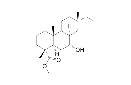 Methyl 15,16-Dihydro-7-.alpha.-hydroxy-8,13-di-epi-pimaran-18-oate