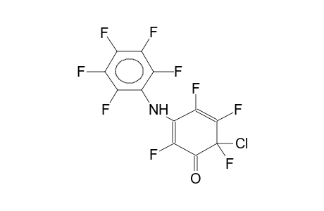 3-PENTAFLUOROPHENYLAMINO-6-CHLORO-PERFLUORO-2,4-CYCLOHEXADIENONE