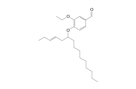 (E)-3-ethoxy-4-(pentadec-3-en-6-yloxy)benzaldehyde