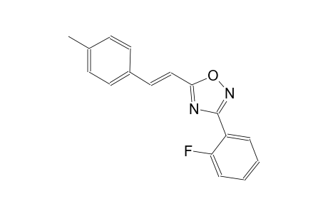 1,2,4-oxadiazole, 3-(2-fluorophenyl)-5-[(E)-2-(4-methylphenyl)ethenyl]-