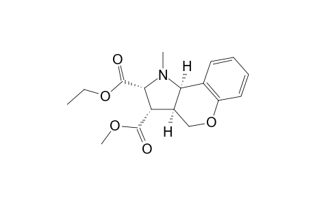 Ethyl(2R(*),3S(*),3aS(*),9bR(*))-3-Methoxycarbonyl-1-methyl-1,2,3,3a,4,9b-hexahydro[1]benzopyrano[4,3-b]pyrrole-2-car-boxylate