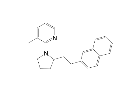 3-Methyl-2-{2-[2-(naphthalen-2-yl)ethyl]pyrrolidin-1-yl}pyridine