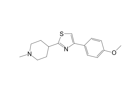 4-[4-(4-Methoxyphenyl)-1,3-thiazol-2-yl]-1-methylpiperidine