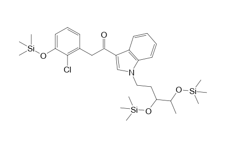 1-(1-(3,4-bis((trimethylsilyl)oxy)pentyl)-1H-indol-3-yl)-2-(2-chloro-3-((trimethylsilyl)oxy)phenyl)ethan-1-one