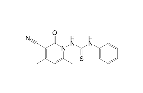 1-(3-Cyano-4,6-dimethyl-2-oxo-pyridin-1(2H)-yl)-3-phenylthiourea