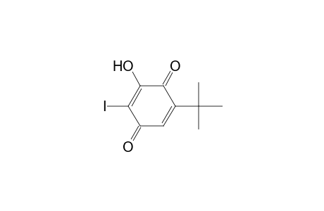 2,5-Cyclohexadiene-1,4-dione, 5-(1,1-dimethylethyl)-3-hydroxy-2-iodo-