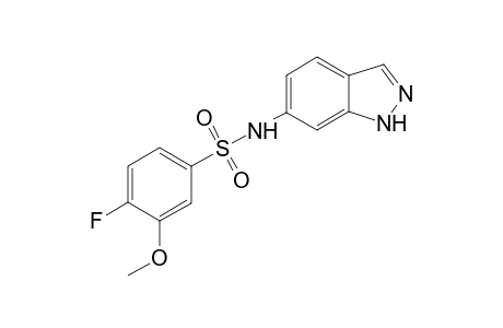 4-Fluoro-N-(1H-indazol-6-yl)-3-methoxybenzenesulfonamide
